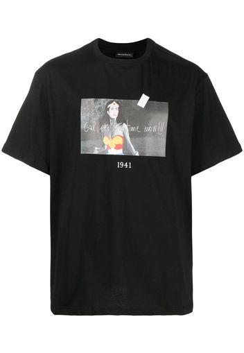 Wonder slogan print T-shirt