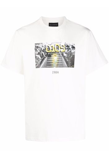 Throwback. Diego graphic-print T-shirt - Bianco