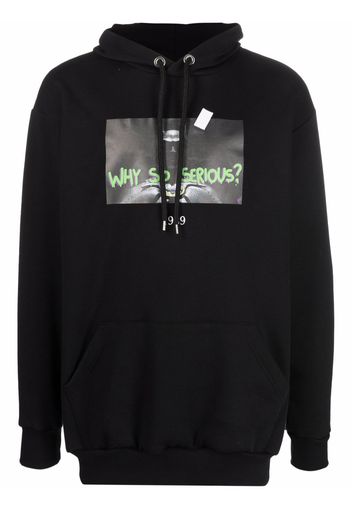 Throwback. graphic-print hoodie - Nero