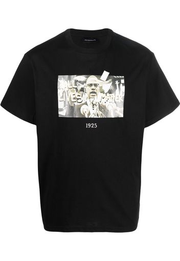 Throwback. photograph-print cotton T-shirt - Nero