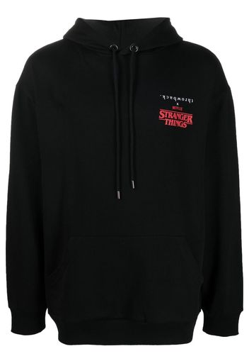 Throwback. Stranger Things graphic-print hoodie - Nero