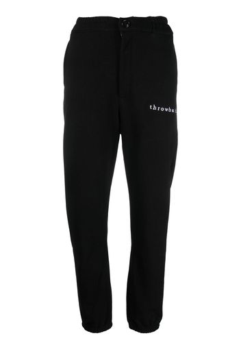 Throwback. Pantaloni sportivi con ricamo - Nero