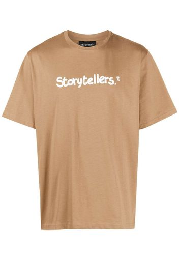 Throwback. Storytellers short-sleeve T-shirt - Marrone