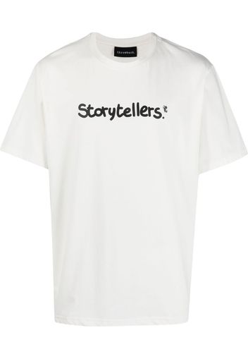 Throwback. Storytellers short-sleeve T-shirt - Bianco