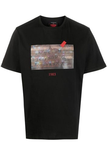 Throwback. graphic-print T-shirt - Nero