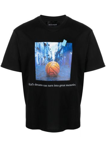 Throwback. We Are Napoli cotton T-shirt - Nero