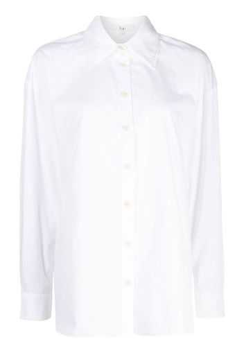 Tibi long-sleeve cotton shirt - Bianco