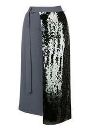 Gonna a portafoglio con paillettes