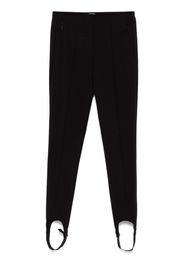 Tibi Leggings Compact ultra elasticizzati con staffa - Nero