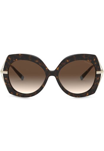 Butterfly oversized-frame sunglasses