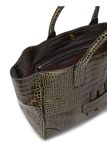 Borsa tote Zelig con effetto coccodrillo