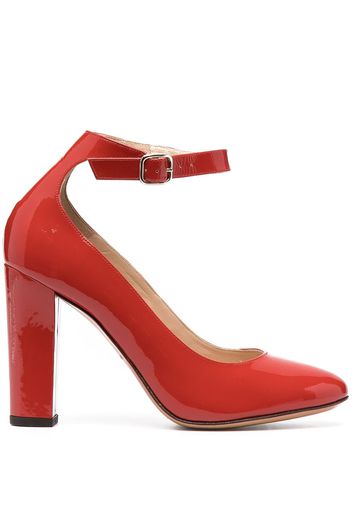 Tila March Pumps con cinturino laterale - Rosso