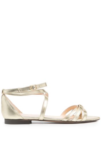 Tila March Santiago ankle strap sandals - Oro