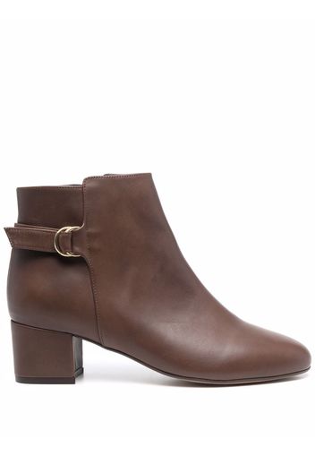 Tila March Nordic buckled ankle boots - Marrone