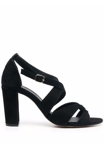 Tila March Hyland strappy suede sandals - Nero