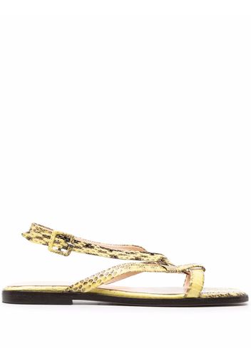 Tila March origami plate sandals - Giallo