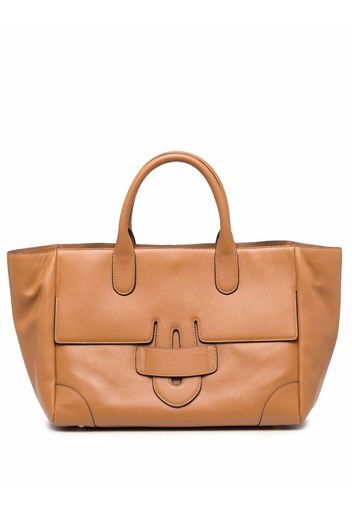 Tila March Zelig leather tote - Marrone