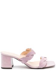 Tila March Rhea 65mm braided mules - Rosa