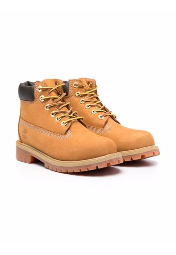 Timberland Kids Premium lace-up ankle boots - Marrone