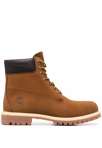 Timberland lace-up leather boots - Marrone