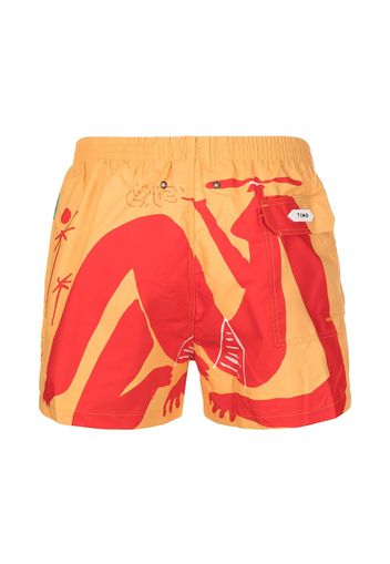 Timo Trunks Costume da bagno Sicily - Arancione