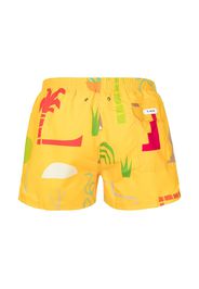 Timo Trunks Costume da bagno Hawaii - Giallo