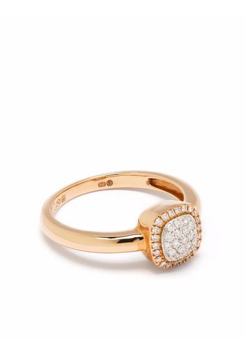 Tirisi Anello in oro rosa 18kt Milano con diamanti