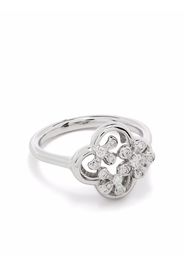 Tirisi Anello in oro bianco 18kt e diamanti Seoul Flower - Argento