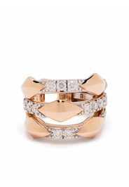 Tirisi 18kt rose gold Monte Carlo diamond ear cuff - Rosa