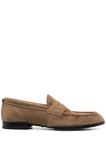 low-heel loafers