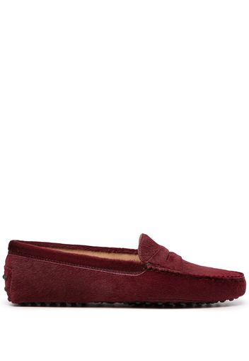 Tod's Mocassini Gommino con punta tonda - Rosso