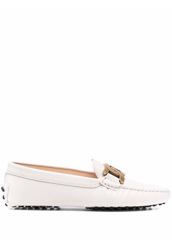 Tod's Kate flat loafers - Bianco