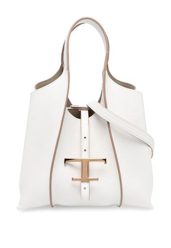 Tod's Borsa tote Timeless con ciondolo - Bianco