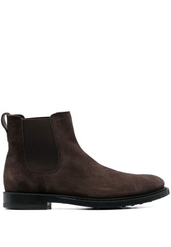 Tod's slip-on suede Chelsea boots - Marrone