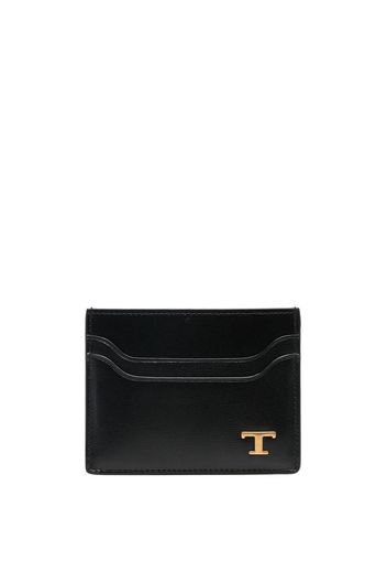 Tod's calf leather card holder - Nero