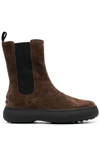 Tod's W. G. Chelsea boots - Marrone