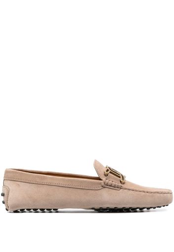 Tod's Kate Gommino suede loafers - Toni neutri