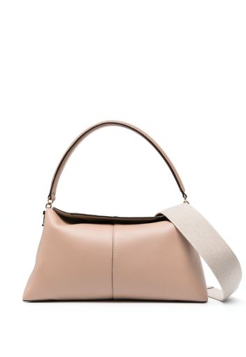 Tod's T Case logo-plaque shoulder bag - Toni neutri