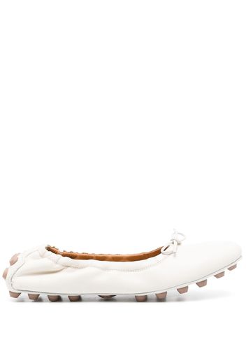 Tod's Gommino ballerina shoes - Bianco