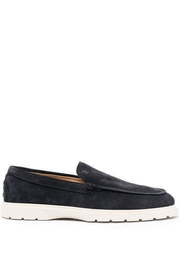 Tod's suede slip-on loafers - Blu