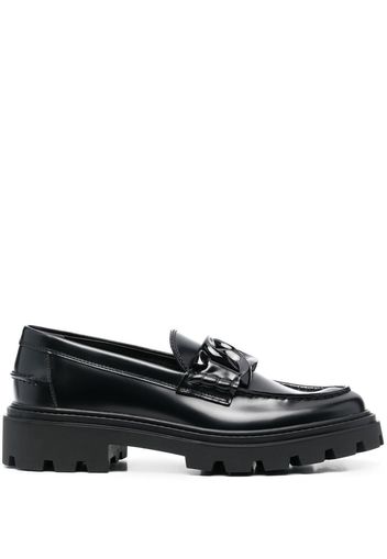 Tod's Kate leather loafers - Nero