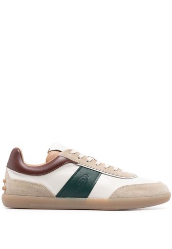 Tod's leather low-top sneakers - Toni neutri