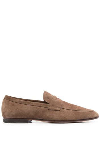 Tod's suede loafers - Marrone