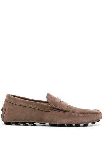 Tod's Gommino driving loafers - Marrone