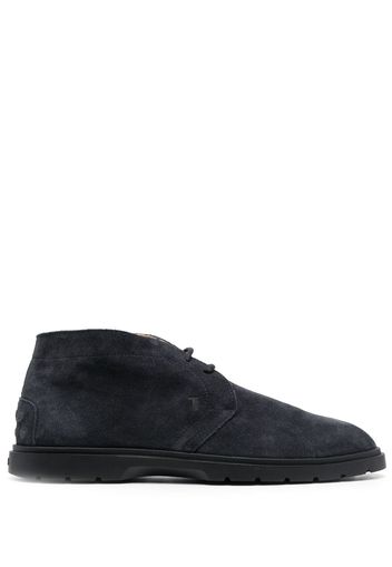 Tod's suede desert boots - Blu