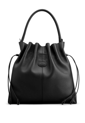 Tod's Borsa a secchiello con applicazione - Nero