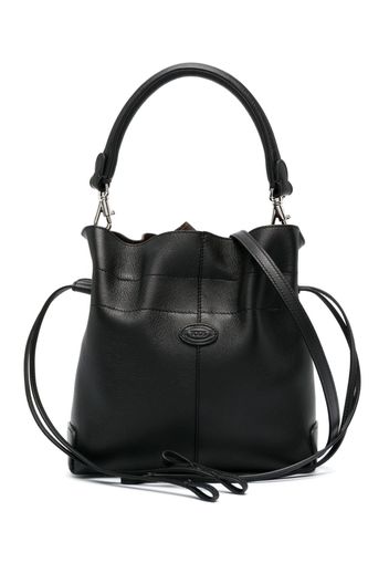 Tod's Borsa a secchiello con applicazione - Nero