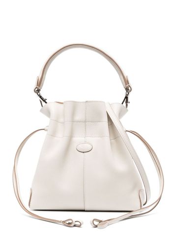 Tod's Borsa a secchiello con applicazione - Bianco