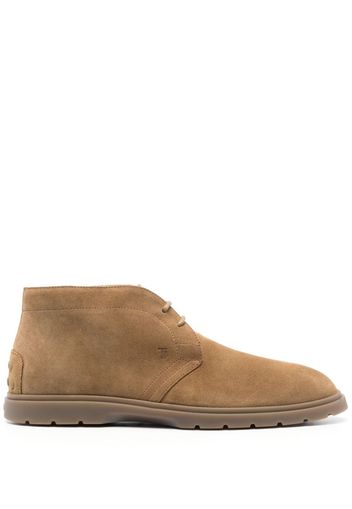 Tod's Chukka suede boots - Marrone