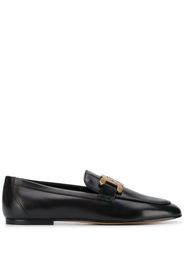 chain-strap loafers